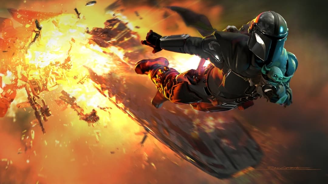 Мандалорець і Ґроґу backdrop 20