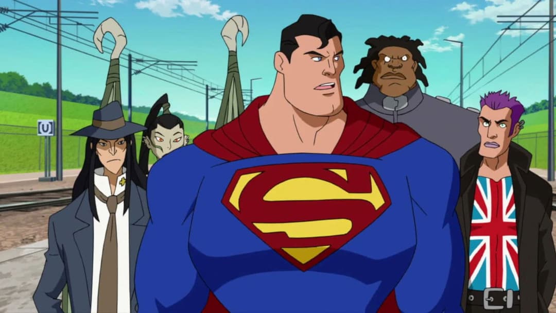 Superman vs. The Elite backdrop 6