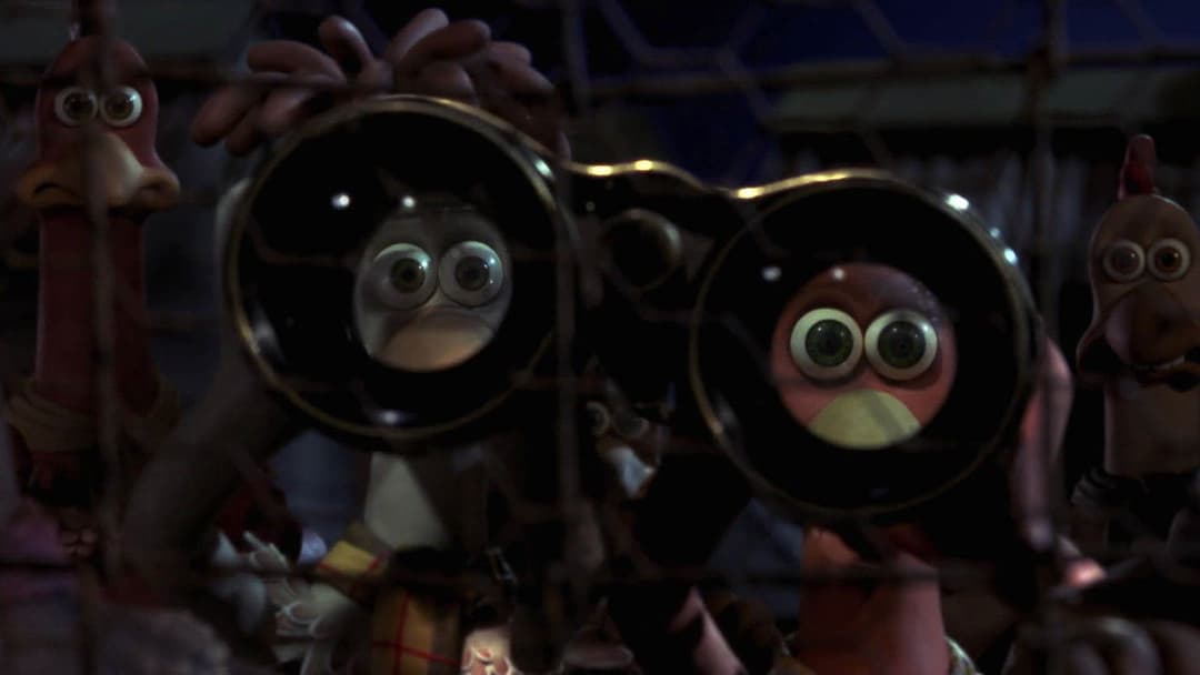 Chicken Run - Hennen rennen backdrop 19