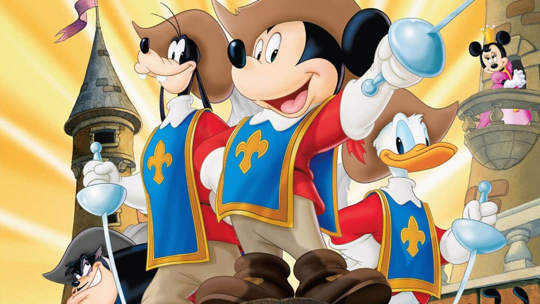 Micky, Donald, Goofy - Die drei Musketiere backdrop 7
