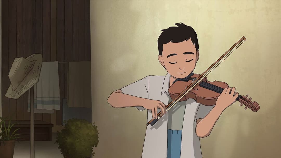 The Violinist backdrop 3