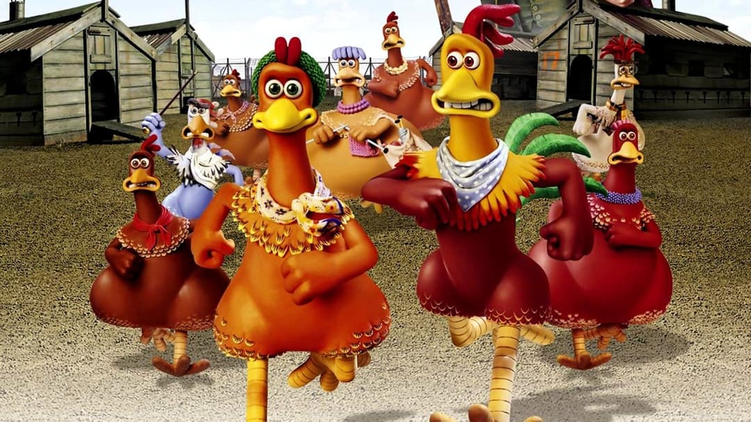 Chicken Run - Hennen rennen backdrop 6