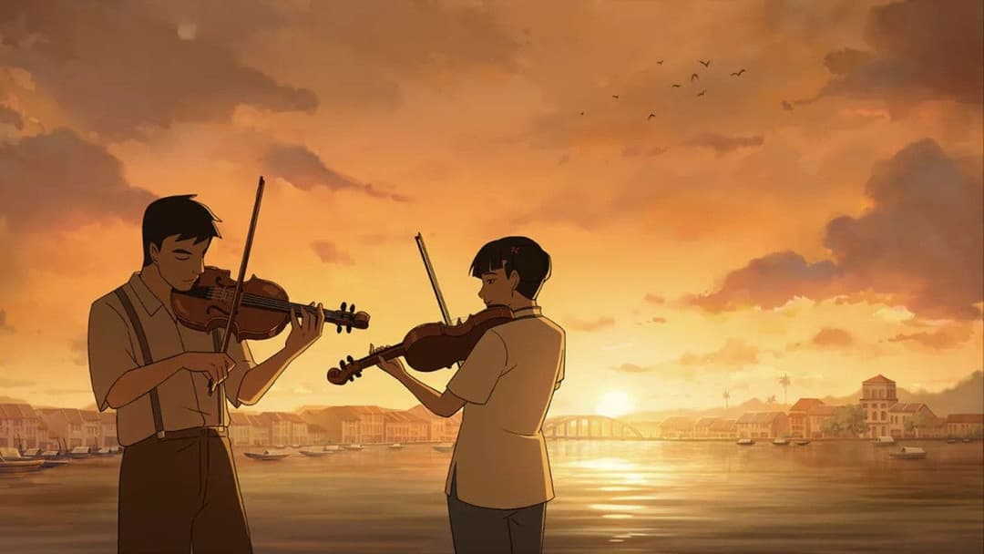 The Violinist backdrop 8