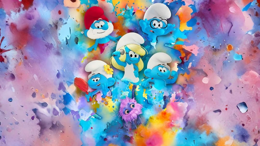 Smurfs backdrop 3