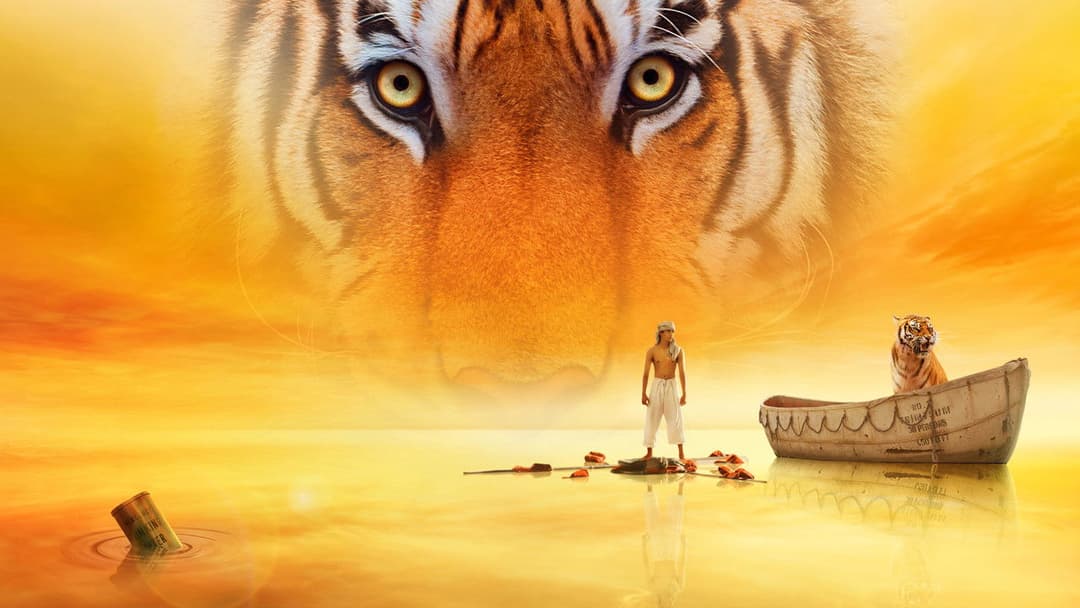 Life of Pi - Schiffbruch mit Tiger backdrop 6