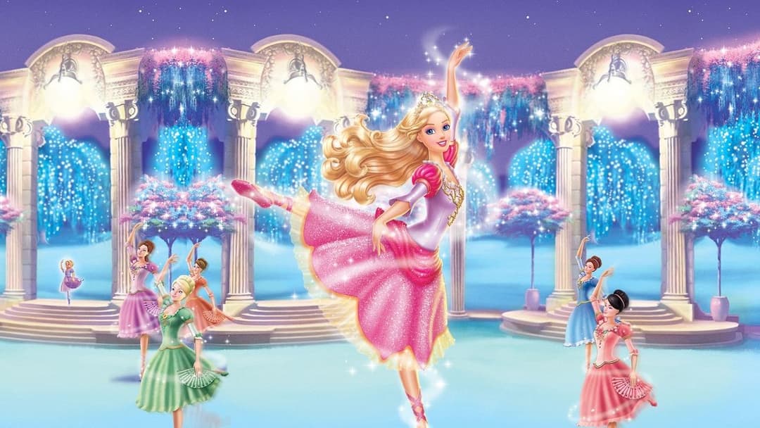Barbie in the 12 Dancing Princesses backdrop 2