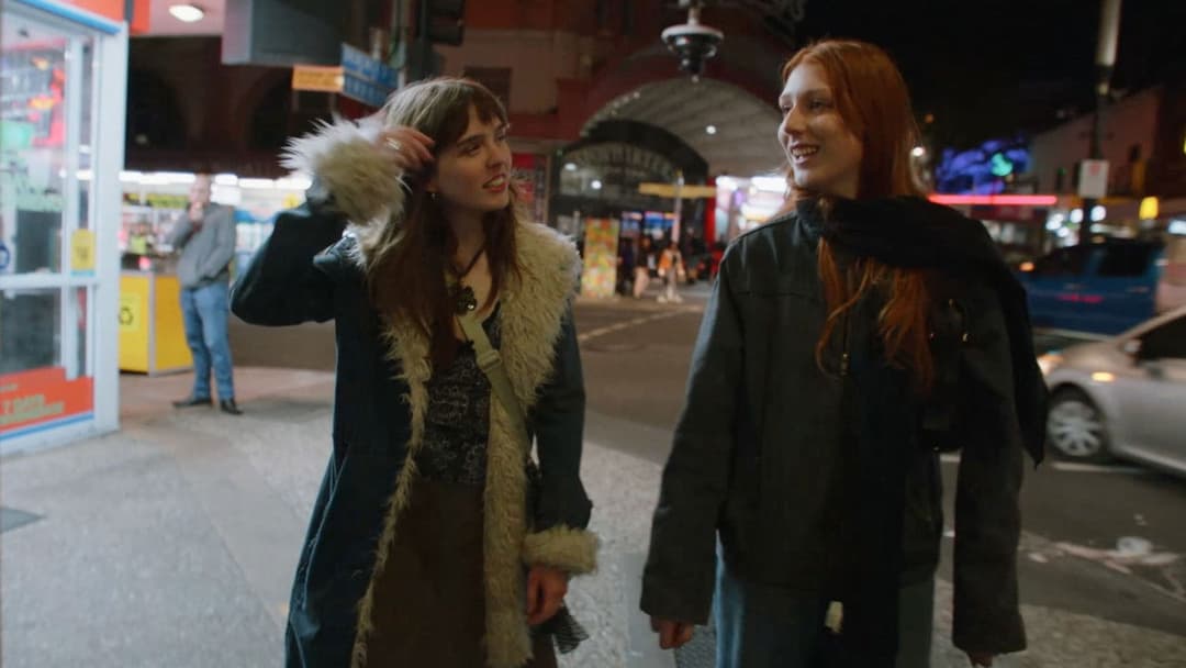 Girls and Boxes backdrop 2