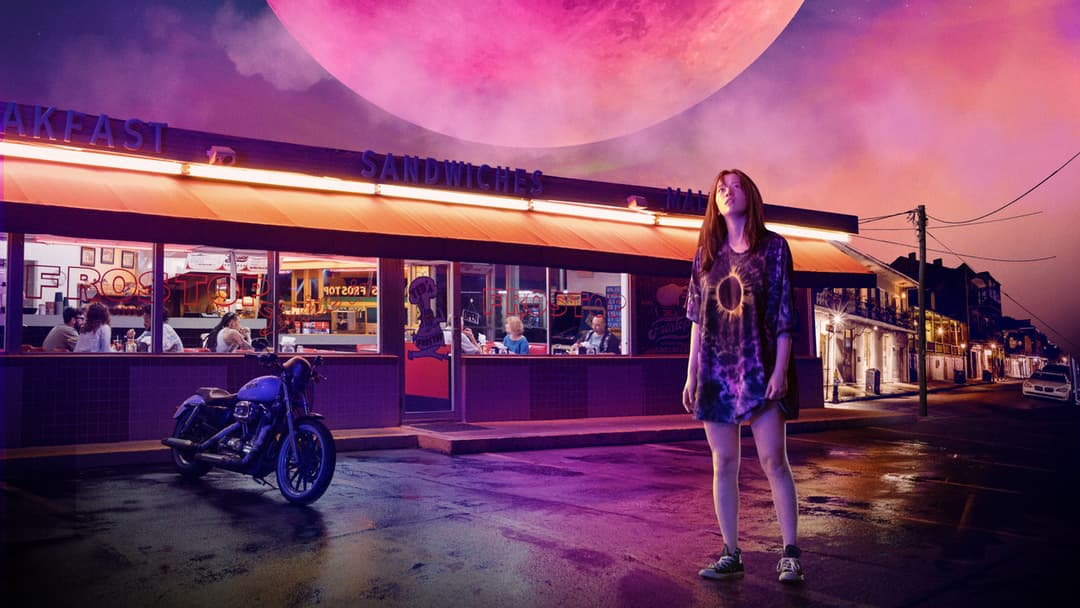 Mona Lisa and the Blood Moon backdrop 2