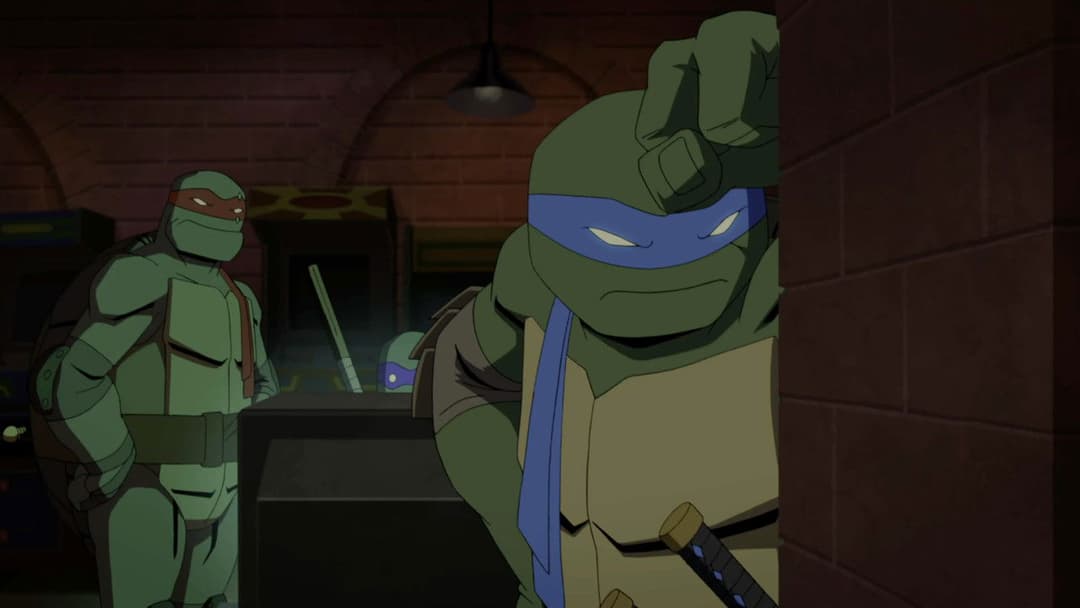 Batman vs. Teenage Mutant Ninja Turtles backdrop 9