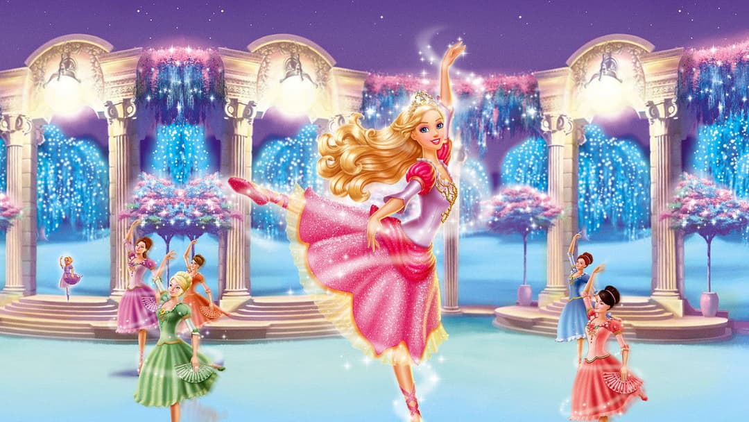 Barbie in the 12 Dancing Princesses backdrop 4
