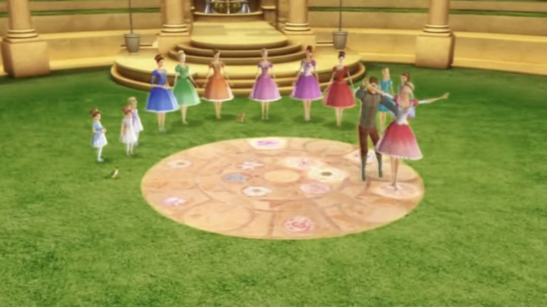Barbie in the 12 Dancing Princesses backdrop 9