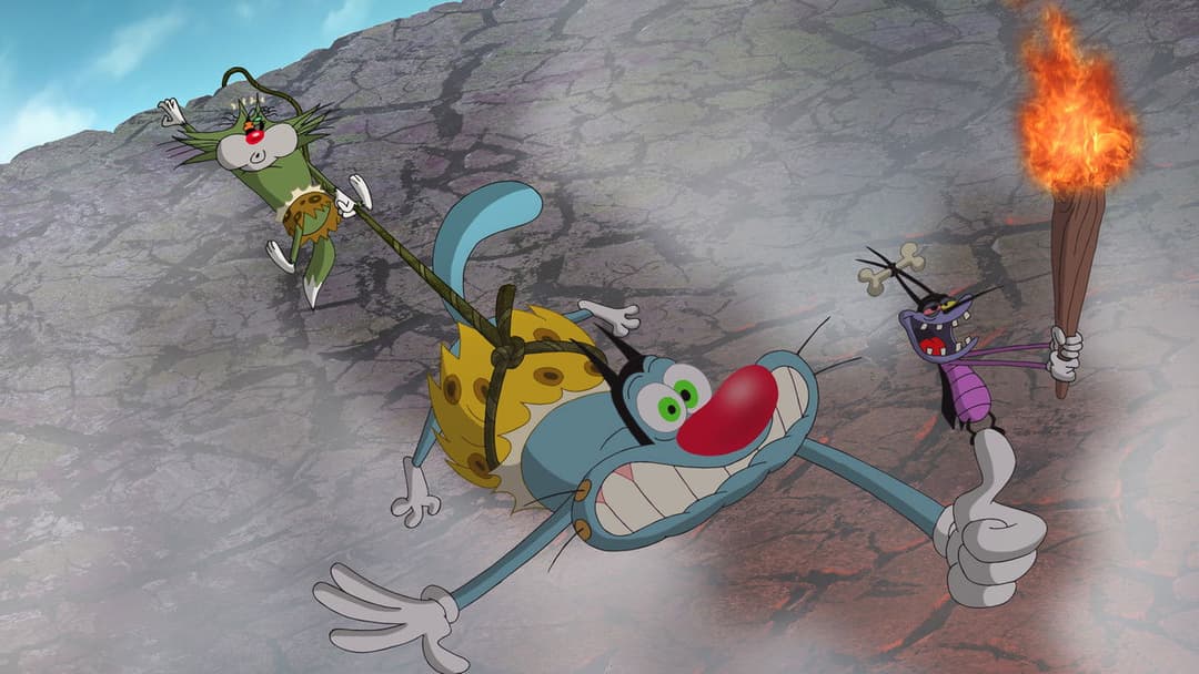 Oggy und die Kakerlaken backdrop 11