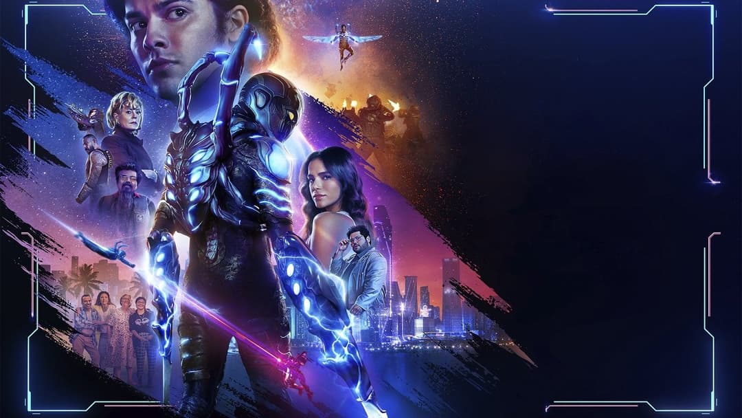 Blue Beetle backdrop 8