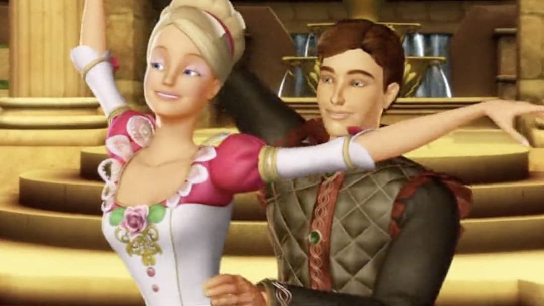 Barbie in the 12 Dancing Princesses backdrop 12