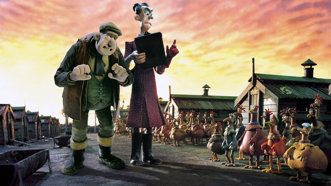 Chicken Run - Hennen rennen backdrop 7