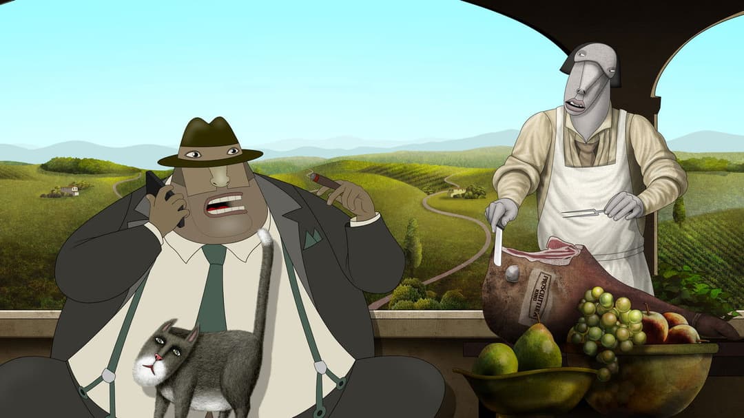 Ruben Brandt Collector backdrop 6