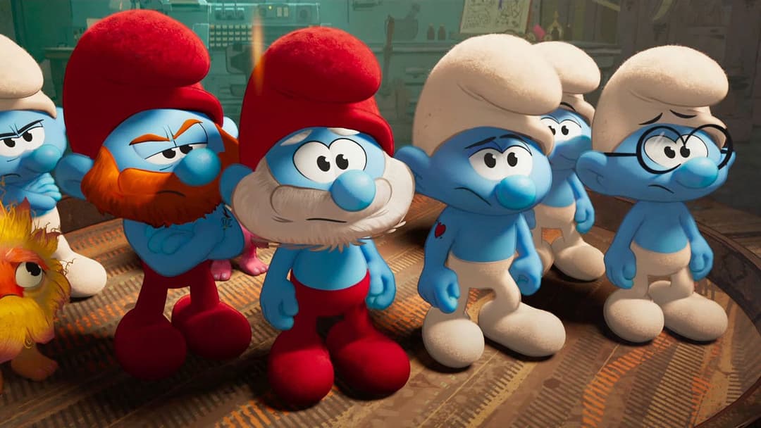 Smurfs backdrop 7
