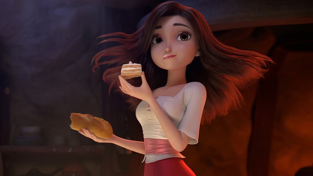 Червоні черевички та семеро гномів backdrop 9