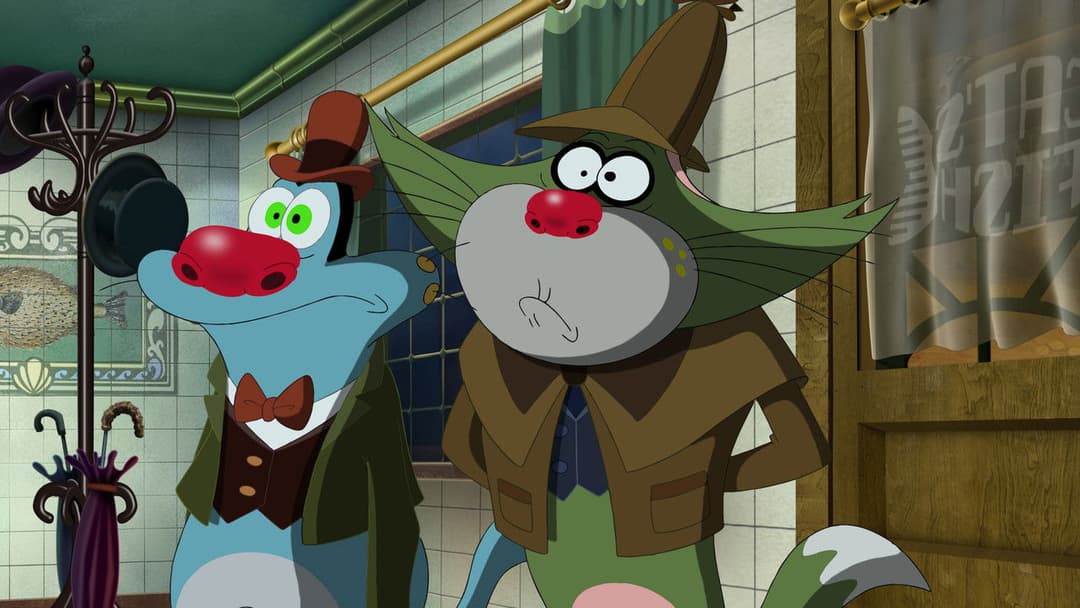 Oggy und die Kakerlaken backdrop 20