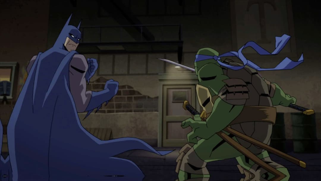 Batman vs. Teenage Mutant Ninja Turtles backdrop 11