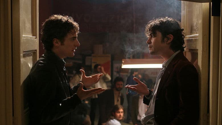 documentary-style backdrop