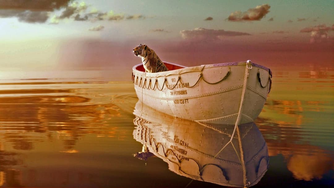 Life of Pi - Schiffbruch mit Tiger backdrop 3