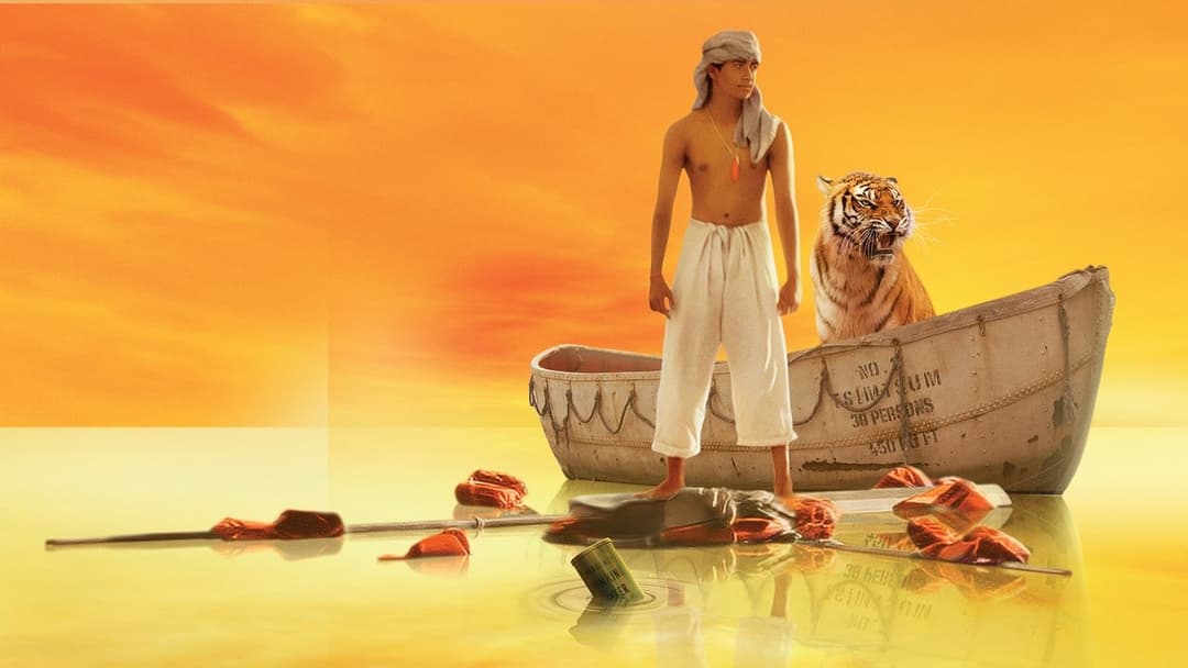 Life of Pi - Schiffbruch mit Tiger backdrop 5