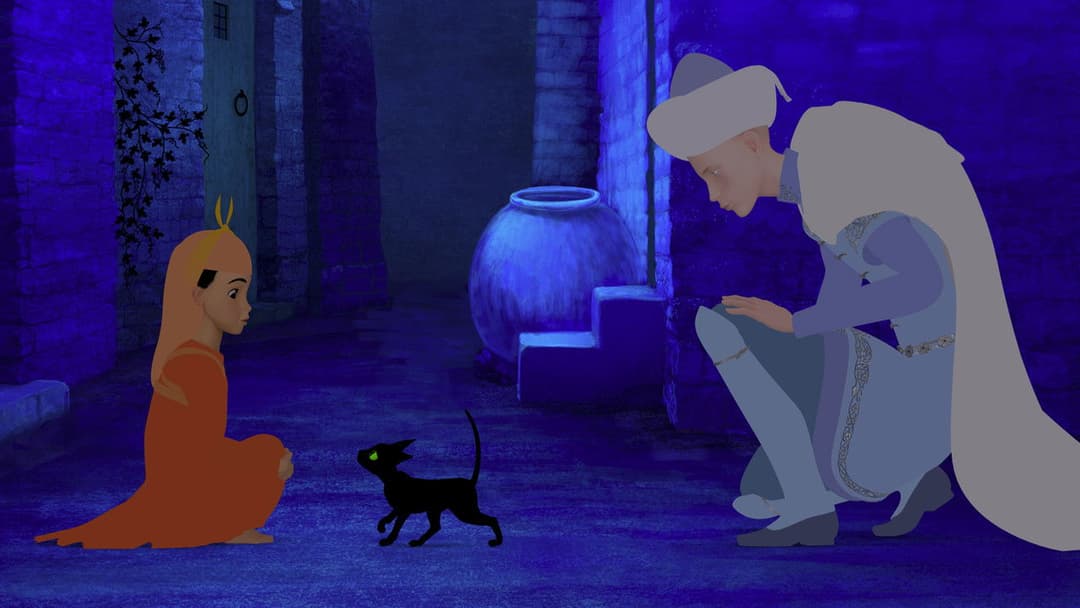 Azur und Asmar backdrop 11