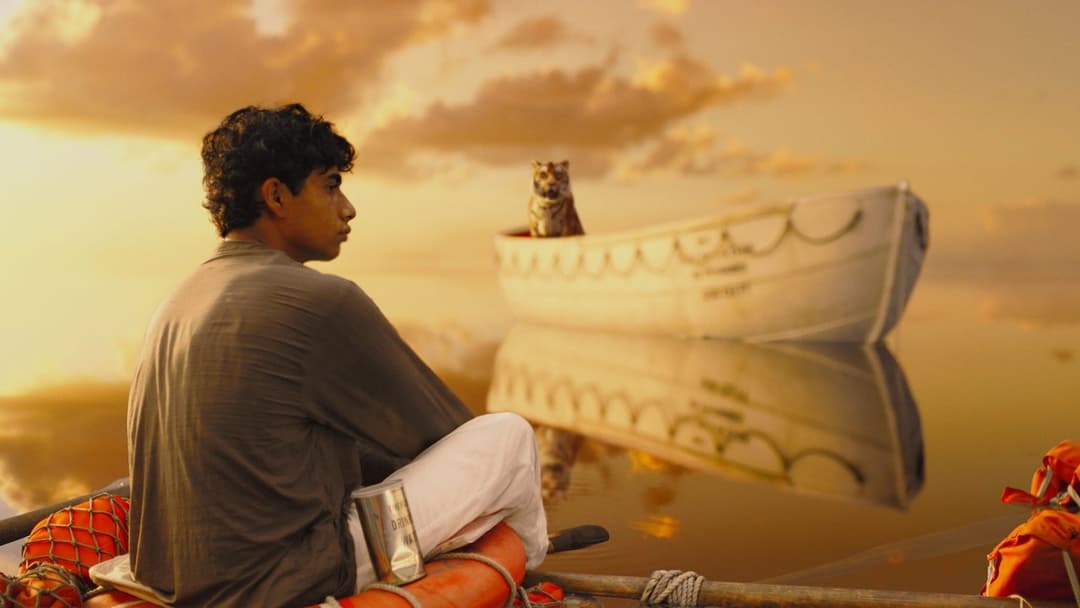 Life of Pi - Schiffbruch mit Tiger backdrop 12