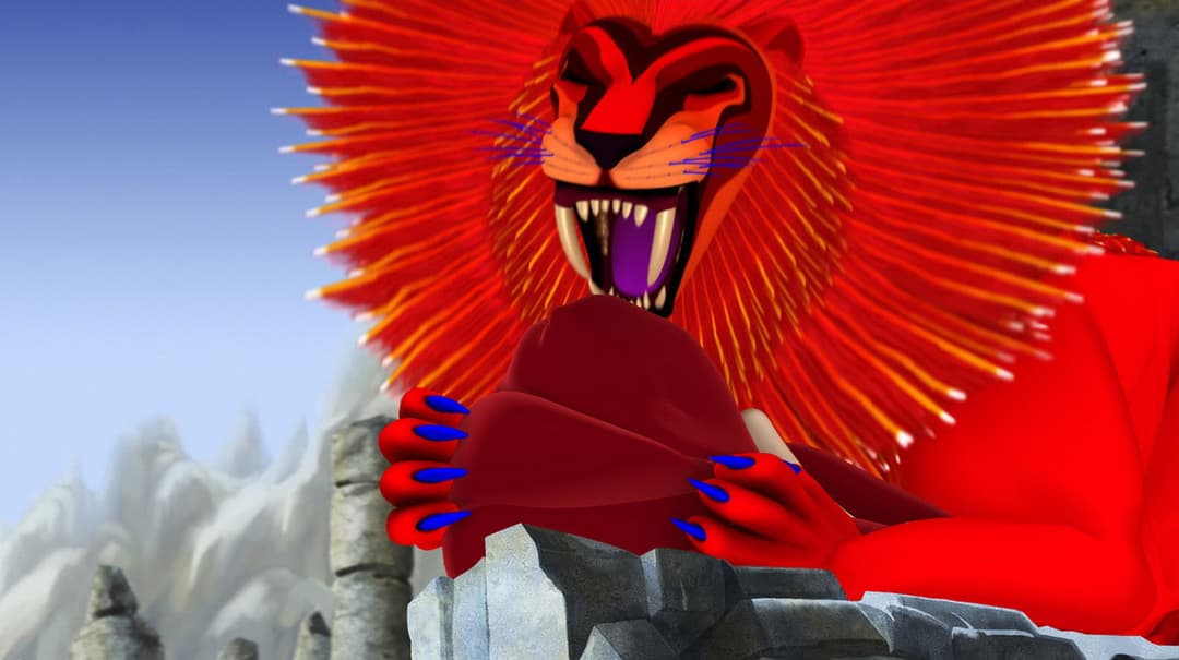 Azur und Asmar backdrop 13