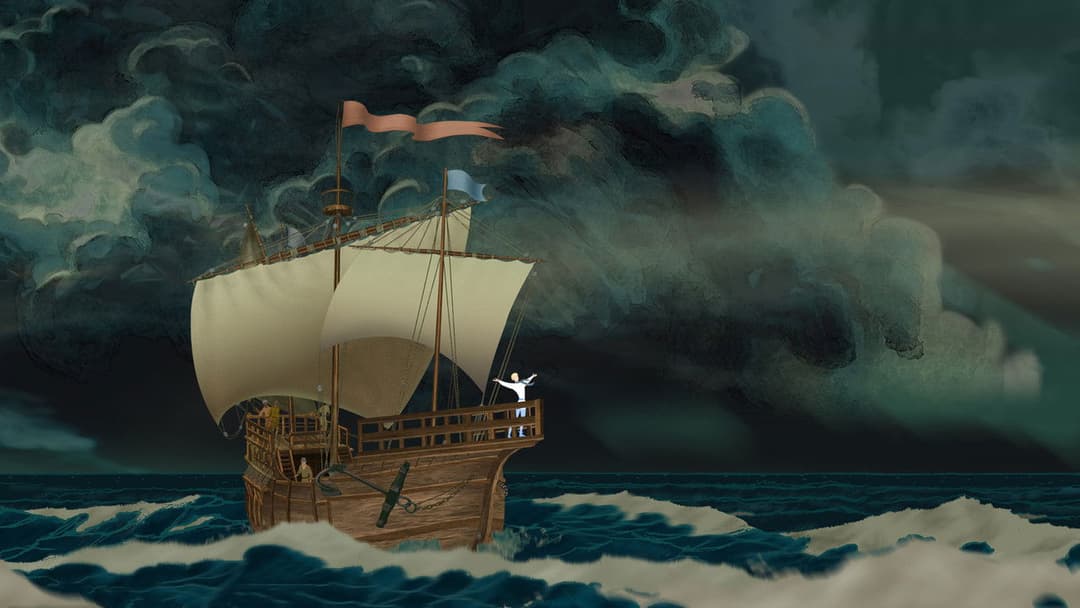 Azur und Asmar backdrop 3