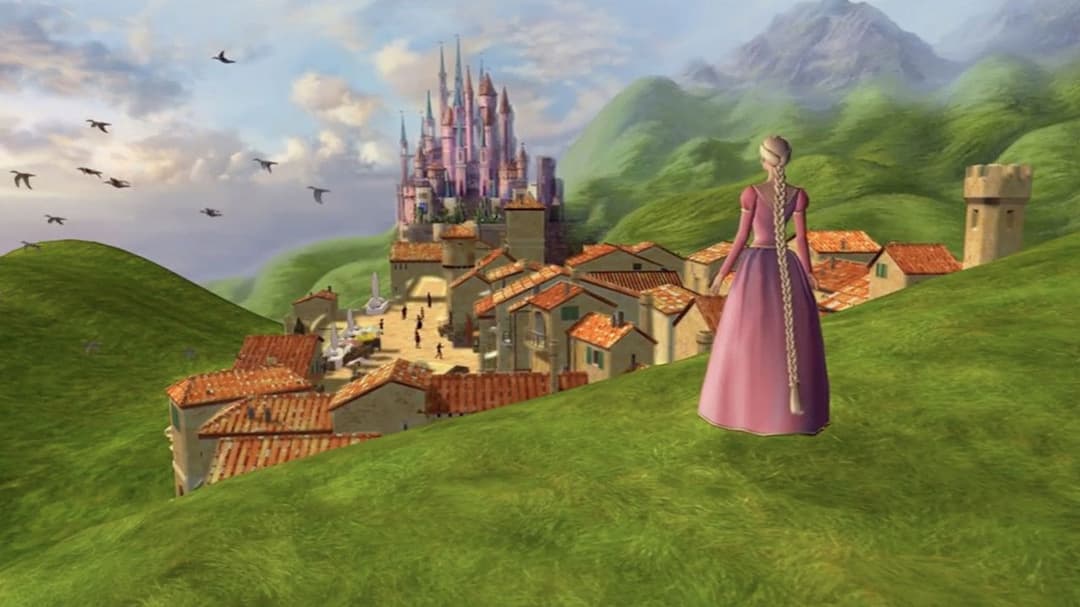 Барбі як Рапунцель backdrop 14