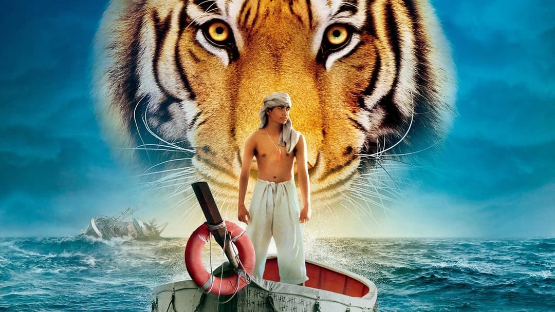 Life of Pi - Schiffbruch mit Tiger backdrop 9