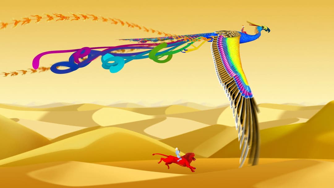 Azur und Asmar backdrop 19