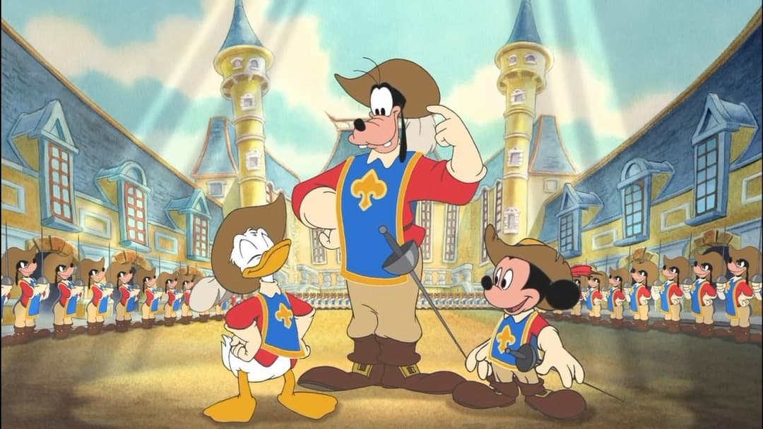 Micky, Donald, Goofy - Die drei Musketiere backdrop 5